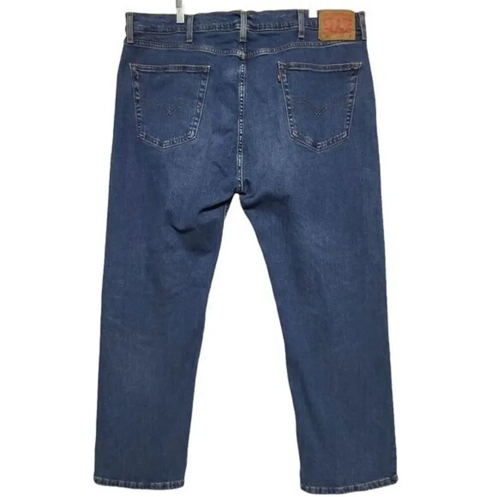 Levi's 505 Jeans‎ Mens 42x29 Relaxed Straight Leg Medium Wash Denim